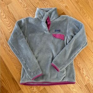 Patagonia Synchilla Gray and Pink